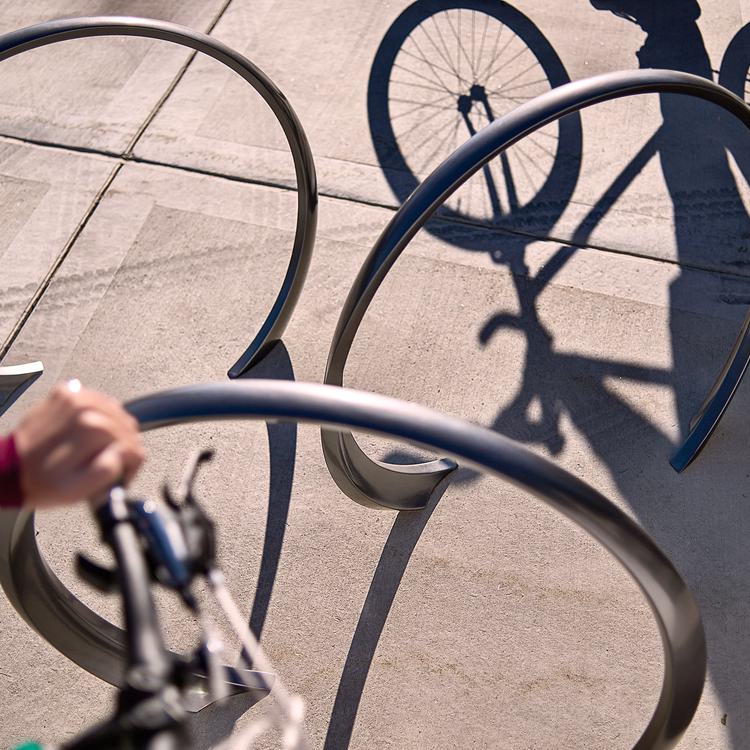 Rectangular Loop Bike Rack Loop Bike Rack - Landscape Forms