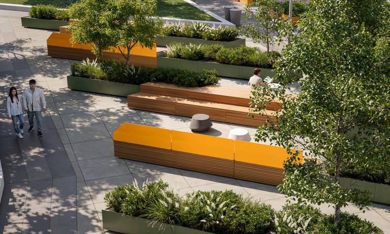 Parallel Seating Landscape Forms Expands Parallel 42 Modular Seating… - Landscape Forms