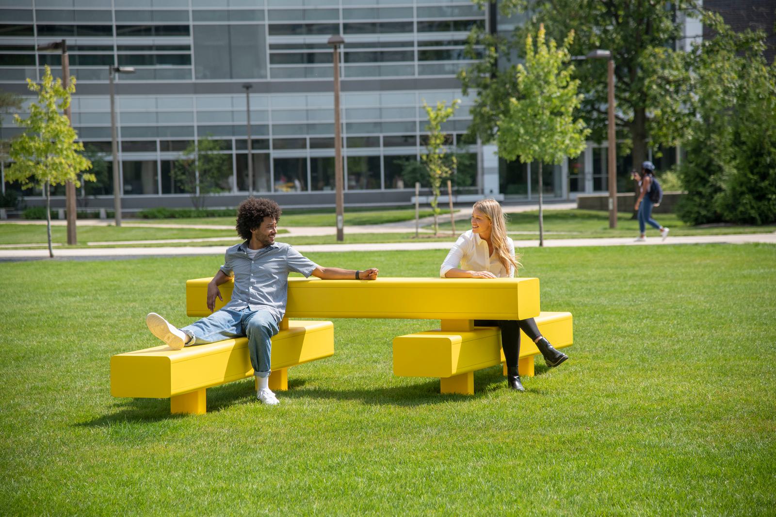 Theory - Thick Beam Bench - Landscape Forms